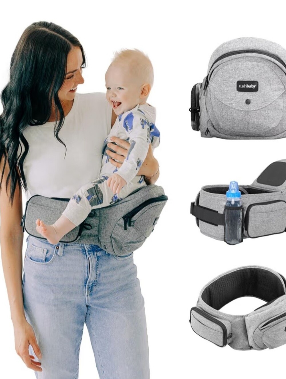 Tushbaby Strapless Baby Hipseat